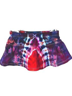 Hand tie dyed Cute Baby Skirt size 6 months skirt
